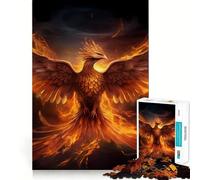 Puzzle Phoenix Respawn 1000 pièces pour Adolescents, Jeu de logique mentale, évasion apaisante, Objet de Collection aux Bords Fins (38x52cm)