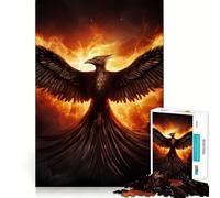 Puzzle Phoenix Respawn 1000 pièces pour Adolescents, Jouet de Train logique, léger et Relaxant, découpe Lisse, décoration Murale (38x52cm)