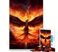 Puzzle Phoenix Respawn 1000 pièces pour Adultes et Adolescents Souvenirs, regain de Confiance, Calme, évasion Découpe Lisse Cadeau touchant (38x26cm)