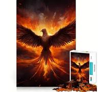 Puzzle Phoenix Respawn 1000 pièces pour Adultes Jeu de réflexion Intelligent Amusant et précis Décoration Artistique (50x75cm)