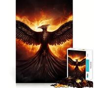 Puzzle Phoenix Respawn pour Adolescents 1000 pièces Renforce la mémoire Passe-Temps Calme Qualité Cadeau Festif (50x75cm)