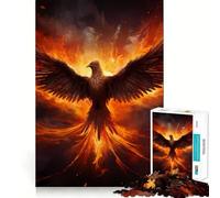 Puzzle Phoenix Respawn pour Adolescents 1000 pièces Wise Think Toy Gentle Leisure Tight Cut Liste de souhaits du Père Noël (38x26cm)
