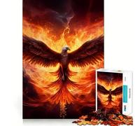 Puzzle Phoenix Respawn pour Adultes, 1000 pièces, Jeu de logique Clair, Loisirs, découpe Parfaite, Cadeau créatif (50x75cm)