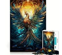 Puzzle Phoenix Resurrected 1000 pièces pour Adolescents Améliore la mémoire, détente mentale, Cadeau créatif aux Bords Nets (38x26cm)