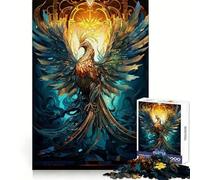 Puzzle Phoenix Resurrected 1000 pièces pour Adolescents Améliore la mémoire, détente mentale, Cadeau créatif aux Bords Nets (38x26cm)