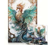 Puzzle Phoenix Resurrected 1000 pièces pour Adolescents, Jeu de logique Puissant, évasion apaisante, Bords Nets, Cadeau d'anniversaire (38x26cm)