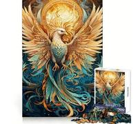Puzzle Phoenix Resurrected 1000 pièces pour Adolescents, Jeu de logique, Simple et Amusant, Bords Lisses, Cadeau élégant (50x75cm)