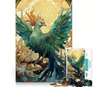 Puzzle Phoenix Resurrected 1000 pièces pour Adolescents, Jeu Mental, Moment de Paix, découpe Premium, Cadeau Artistique (38x26cm)