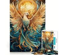 Puzzle Phoenix Resurrected 1000 pièces pour Adultes, Jouet de réflexion, à Faire à la Maison, découpe Fine, Cadeau de Noël (38x52cm)