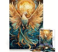 Puzzle Phoenix Resurrected 1000 pièces pour Adultes, Jouet de réflexion, à Faire à la Maison, découpe Fine, Cadeau de Noël (38x52cm)
