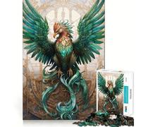 Puzzle Phoenix Resurrected pour Adultes, 1000 pièces, Jeu de logique Clair, Loisir Silencieux, découpe Parfaite, Cadeau élégant (38x26cm)