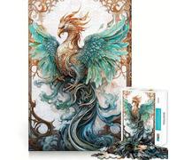 Puzzle Phoenix Resurrected Teenager 1000 pièces Jeu de réflexion Relaxant et Amusant Cadeau touchant (38x52cm)