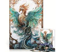 Puzzle Phoenix Resurrected Teenager 1000 pièces Jeu de réflexion Relaxant et Amusant Cadeau touchant (38x52cm)