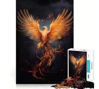 Puzzle Phoenix Rising 1000 pièces pour Adultes, Jouet Intelligent et Amusant, Bords Lisses, pour Les fêtes (50x75cm)