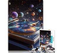 Puzzle phonographique Ciel étoilé 1000 pièces pour Adolescents, Jeu éducatif, défi, Jouet, Cadeau pour Toute la Famille (Taille 75x50cm)