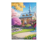 Puzzle photo de conte de fées licorne. Puzzle en bois pour adultes et enfants, puzzle décoratif stimulant