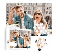 Puzzle Photo Personnalisé - 200/300/500/1000 Pièces pour Famille, Mariages, Diplômes, Animaux - Cadeaux personnalisés