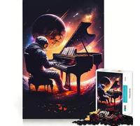 Puzzle Piano dans l'espace 1000 pièces pour Adolescents Améliore la mémoire, se détend, Bords précis, Cadeau créatif (38x26cm)