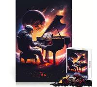 Puzzle Piano dans l'espace 1000 pièces pour Adolescents Améliore la mémoire, se détend, Bords précis, Cadeau créatif (38x26cm)