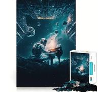Puzzle Piano dans l'espace pour Adolescents, 1000 pièces, Casse-tête Relaxant et ludique, (38x52cm)