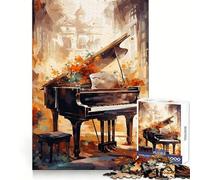 Puzzle Piano Serene Sonata 1000 pièces pour Adolescents, Jeu d'entraînement cérébral, Cadeau saisonnier Serene Time Art Assembly (38x26cm)