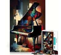 Puzzle Piano Serene Sonata pour Adultes, 1000 pièces, Jeu de logique Transparente, Loisirs, découpe Parfaite, Cadeau créatif (38x52cm)