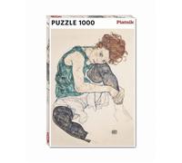 Piatnik Puzzle 1000 pièces 570643 – Femme assise, genou relevé – Multicolore