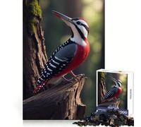 Puzzle Pic-Vert dans la forêt pour Adultes 1000 pièces Entraînement de la mémoire Temps Bien investi Bords précis (38x52cm)