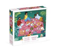 Janod Puzzle 1000 pièces Picnic entre amis – FSC, encres végétales, Fabrication européenne – 8 ans