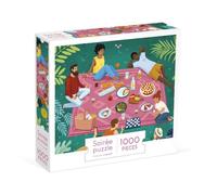 Janod Puzzle 1000 pièces Picnic entre amis – FSC, encres végétales, Fabrication européenne – 8 ans