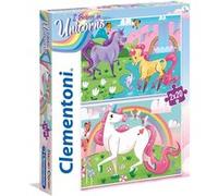 Puzzle Licornes - Clementoni - 2x20 pièces - Pour Enfants de 3 Ans et Plus