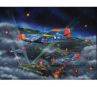 Puzzle Pièces Xxl - Night Fighters - Les Aviateurs De Tuskegee - Puzzle 500 Pièces