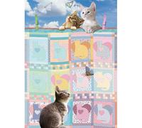 Puzzle Pièces Xxl - Quilted Kittens - Puzzle 500 Pièces