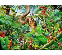 Puzzle Pièces Xxl - Reptiles - Puzzle 100 Pièces