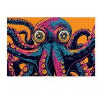 Puzzle Pieuvre, Puzzle 4000 Pièces Adultes, Puzzles 4000 Pièces Animaux, Puzzles Bois de Qualité Supérieure avec Une Boîte d'emballage Exquise, Décoration Murale, Cadeau Femme, Cadeau Homme, -4256