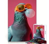 Puzzle Pigeon Bubblegum 1000 pièces pour Adultes, Jeu de logique, Plaisir Lent, découpe précise, Cadeau élégant (38x26cm)