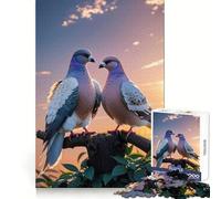 Puzzle Pigeon Lever de Soleil pour Adolescents 1000 Pièces Renforce la mémoire Passe-Temps apaisant Qualité Cadeau Festif (38x52cm)