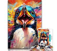 Puzzle Pingouin 1000 pièces pour Adultes et Adolescents, Jouets éducatifs et éducatifs pour la Famille, pour renforcer l'amour Entre Couples, 26x38cm