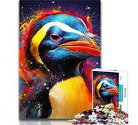 Puzzle Pingouin 1000 pièces, Puzzle 1000 pièces pour Adolescents, Cadeaux pour Amis et Famille, à partir de 14 Ans, 75x50cm