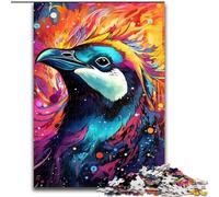 Puzzle Pingouin coloré 1000 pièces pour Adultes et Adolescents, Jeux éducatifs, décoration d'intérieur, à Offrir en Cadeau à Toute la Famille (26x38cm)