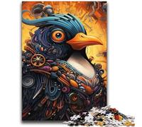 Puzzle Pingouin coloré pour Adolescents, 1 000 pièces, Jeux Amusants, Chaque pièce est Unique - Jeu Familial Stimulant (38x52cm)