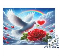 Puzzle Pingouin Mignon 1000 pièces Papier recy dulte Puzzle Banquise Glacée Jeu ludique Décoration Maison Cadeau Original