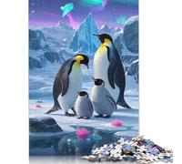 Puzzle Pingouin pour Adultes, 1000 Pièces, Puzzle Rectangle Créatif, Jeu de Décompression, 1000 Pièces (38x26cm)