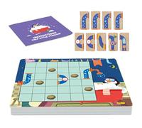 Puzzle pingouin pour enfants, jeu de correspondance, jeu de puzzle de bâtiments colorés : jeu de puzzle amusant avec pingouins baignant, jouets d'enseignement d'éducation