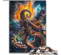 Puzzle Pingouins sous l'aurore boréale pour Adolescents, 1000 pièces, Jeu éducatif Familial, idéal pour la décoration de Bureau 26x38cm