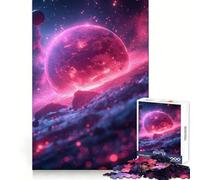 Puzzle Pink Planet Dawn pour Adolescents, 1000 pièces, Puzzle d'esprit, détente et création d'images, Cadeau touchant (38x52cm)