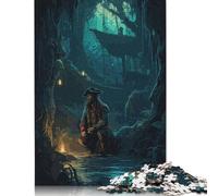Puzzle Pirate Solitaire pour Adultes et Adolescents 500 Pièces Puzzles pour Adultes Puzzle Casse-tête 500pcs (52x38cm)