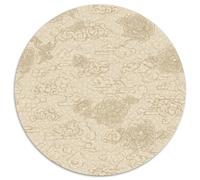 Puzzle Pivoines Motif Nuage 1000 pièces Puzzle Rond Texture Rétro Jeu de Puzzle Familial Cadeau Décoration Maison 1000pcs (67,5x67,5cm)