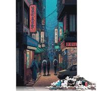 Puzzle Pixel Art Séoul, Jouet de détente, Puzzle en Carton de qualité supérieure pour Adultes et Enfants, Cadeaux de Noël, 1000 pièces (75 x 50 cm)