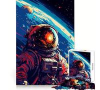 Puzzle Pixel Art Spatial Magnifique de 1000 pièces pour Adolescents, idéal pour développer la logique, l'évasion sereine et Un Cadeau attentionné (38x26cm)